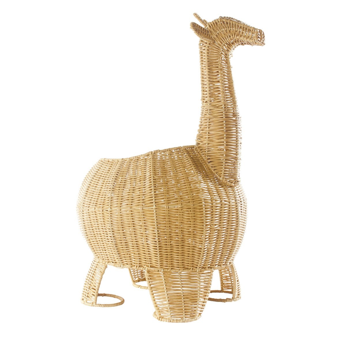 Kaplan Early Learning Giraffe Shaped Washable Wicker Floor Basket