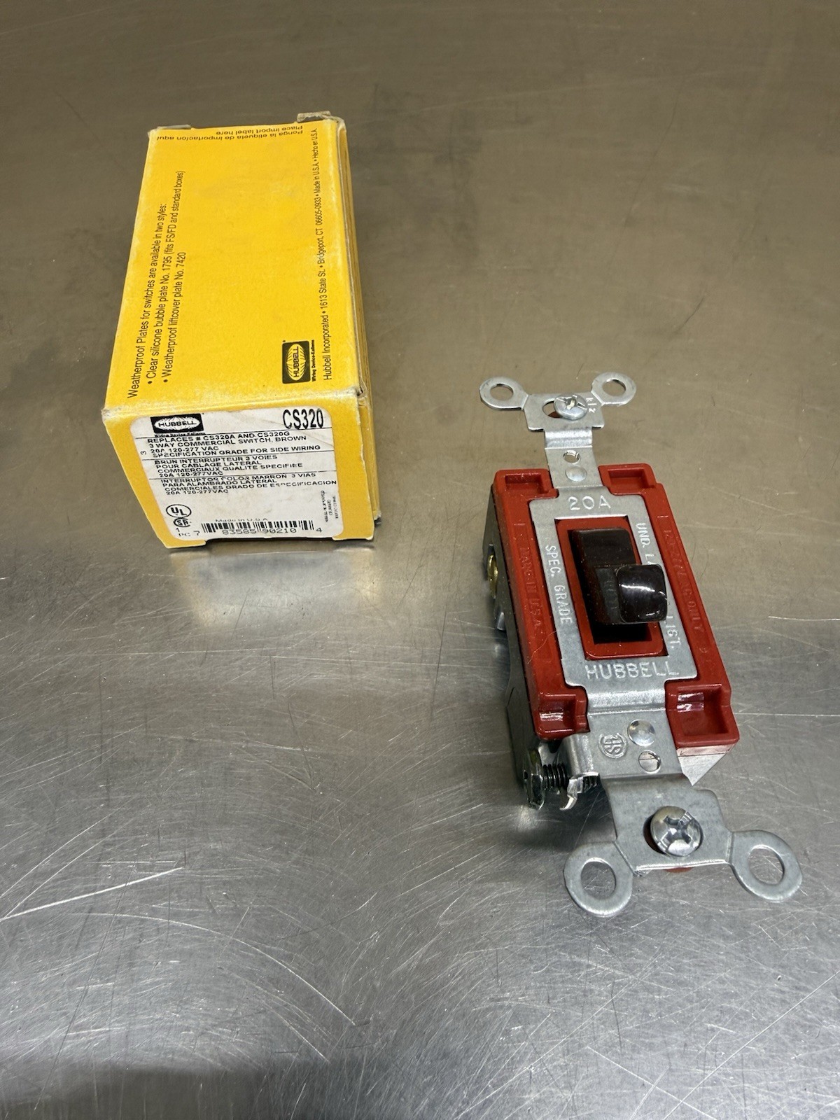 Hubbell CS320 Commercial Switch 20 Amp 120-277V New Made In USA