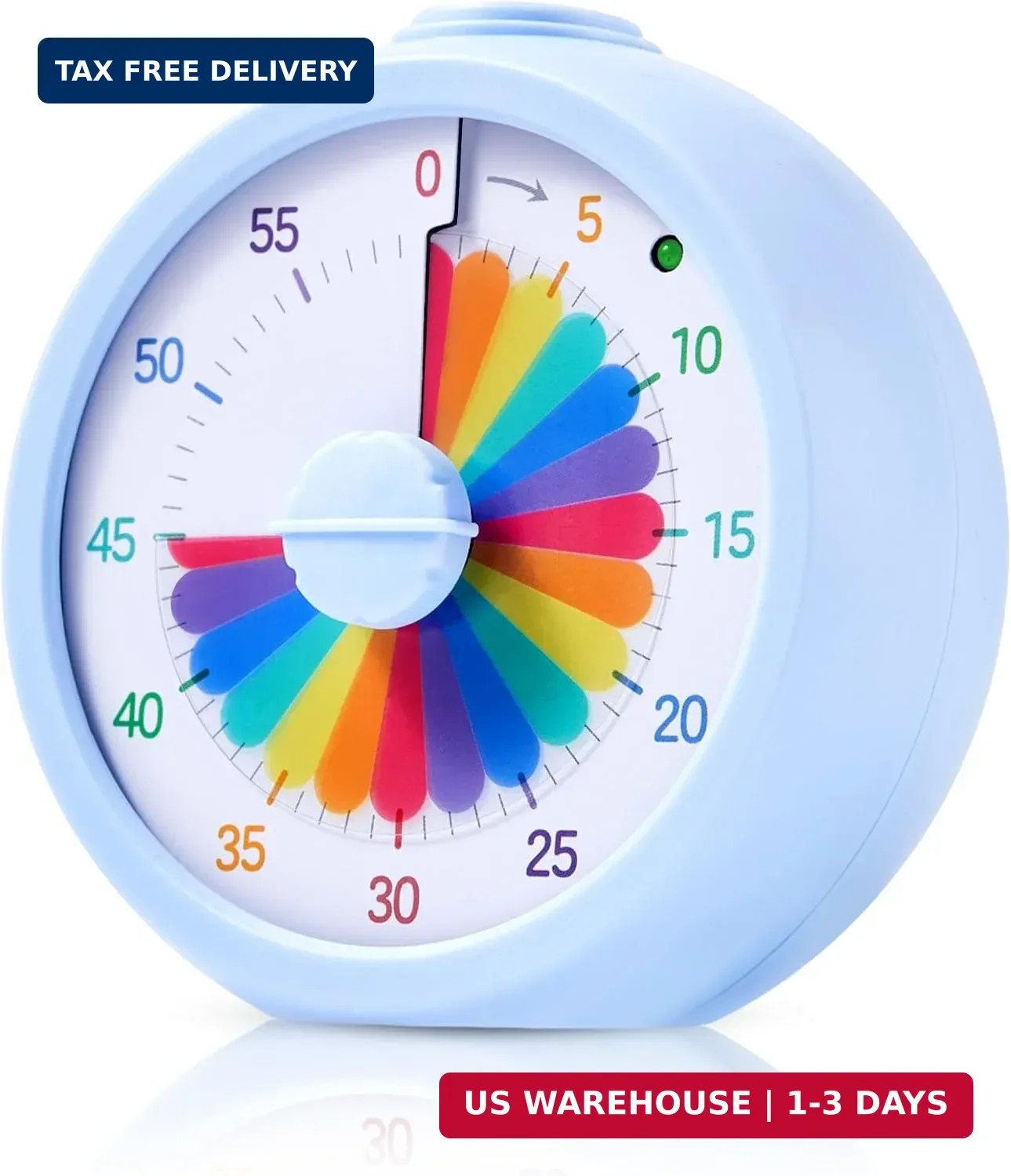 Visual Timer, 60-Minute Countdown Timer for Kids and Adults with Adjustable Volu