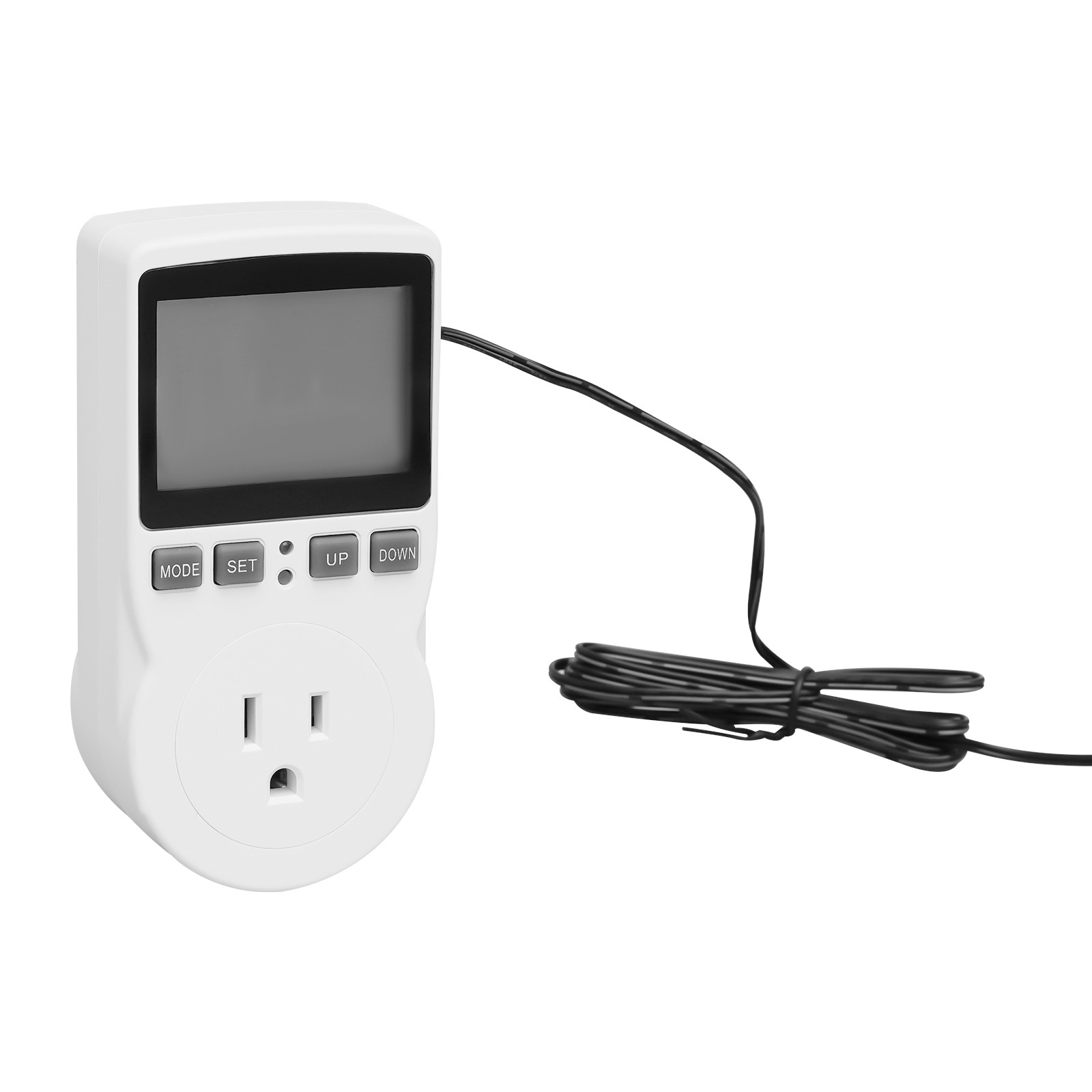 Digital Plug in Thermostat Timer Switch Socket Temperature Controller Switch LED