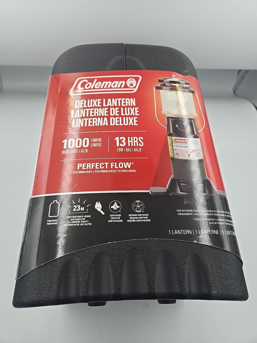 NEW Coleman Deluxe PerfectFlow Propane Lantern Model 5155 With hard carry case