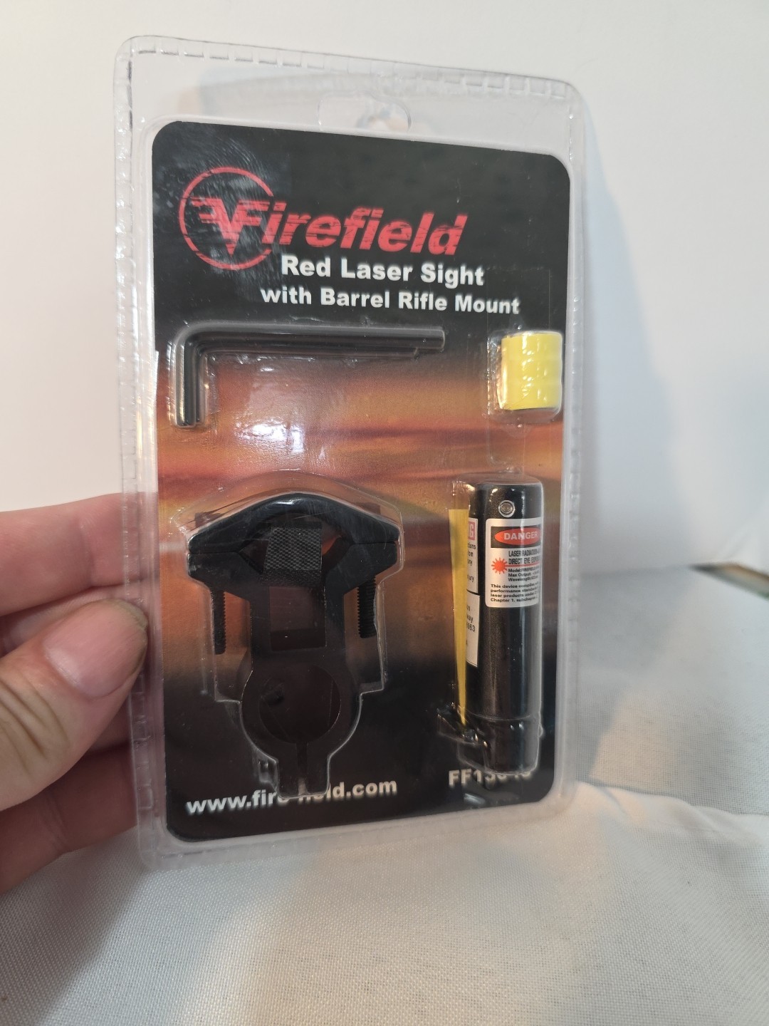 Firefield Red Laser Sight w/Barrel Rifle Mount FF13040 5mW Red