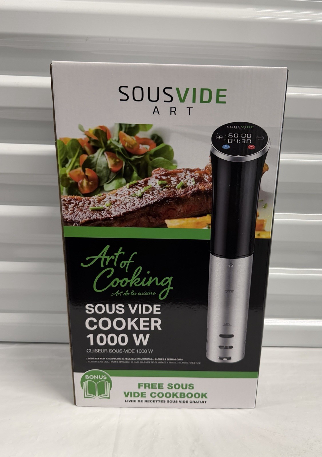 SousVide Art SV-1000W Sous Vide Immersion Circulator Kit 1000W New Complete