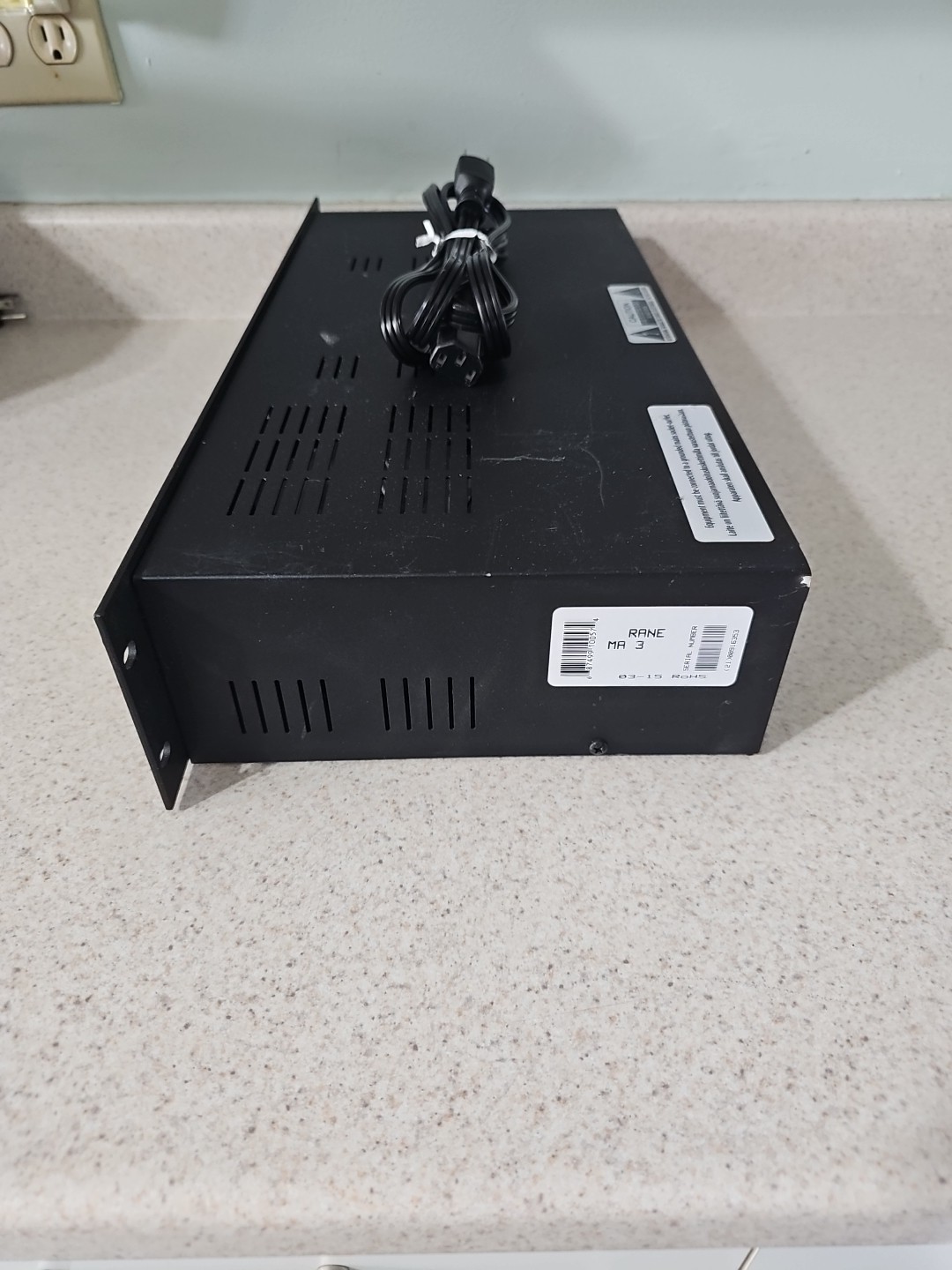 RANE MA3 Professional Multichannel Amplifier w/ Power Cord