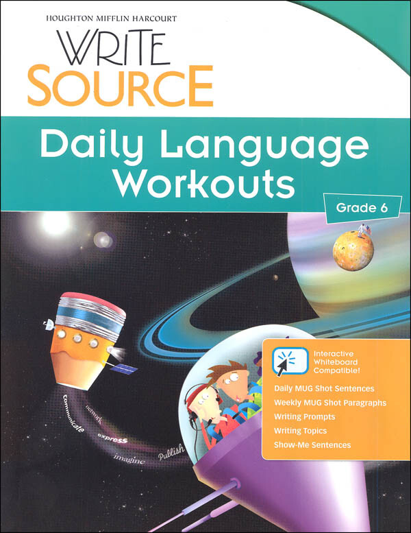 Write Source: Daily Language Workouts Grade 6, paperback Very Good