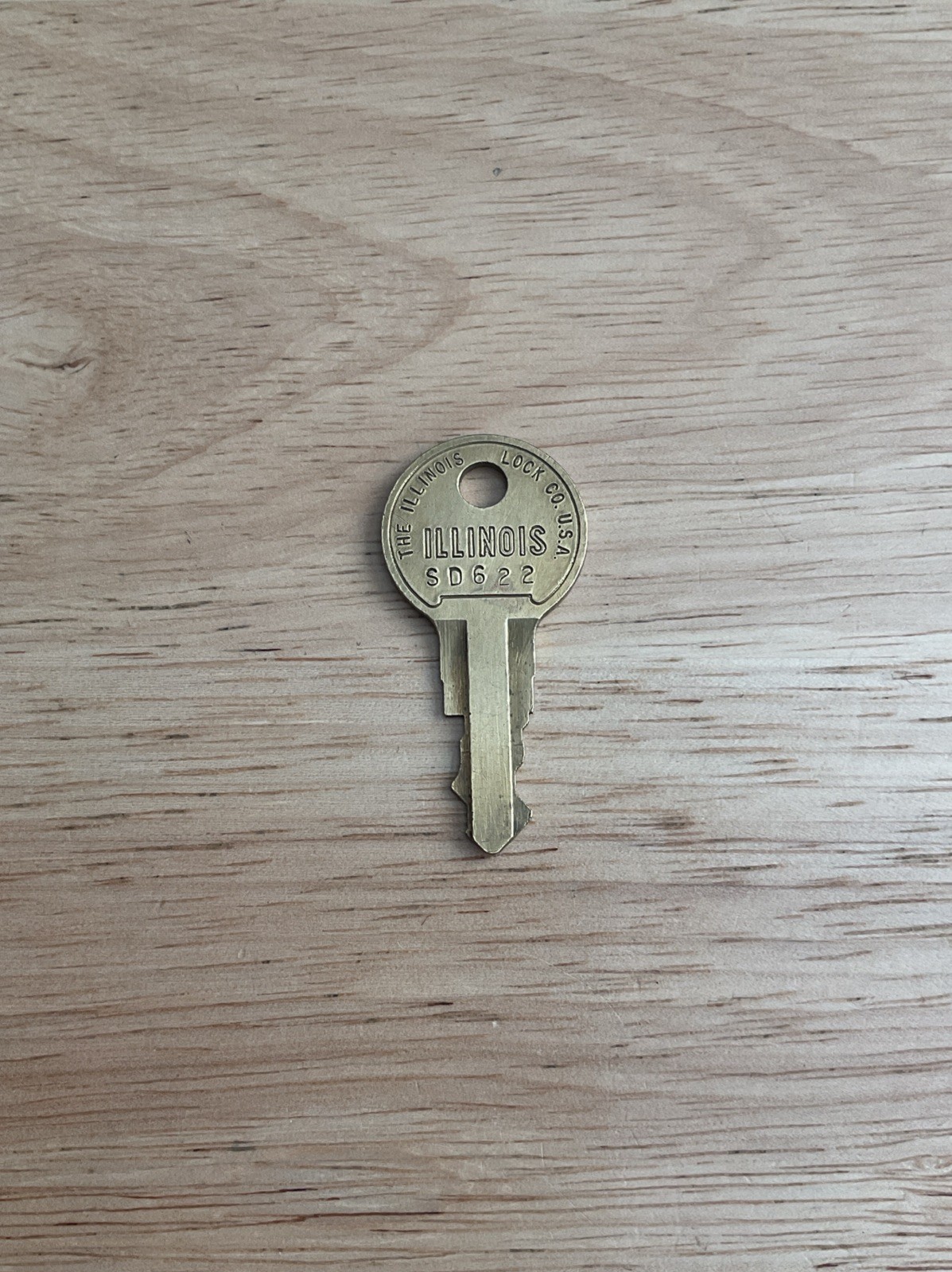 Illinois Lock Key # SD 622