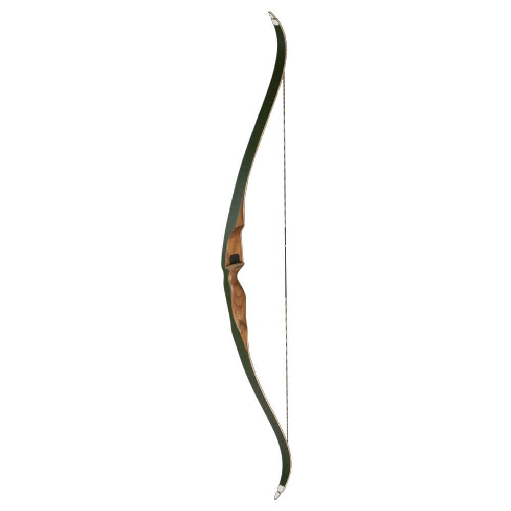 Bear Green Glass Grizzly RH30 Recurve Bow, Shedua & Green Glass (AFT2086131GN)