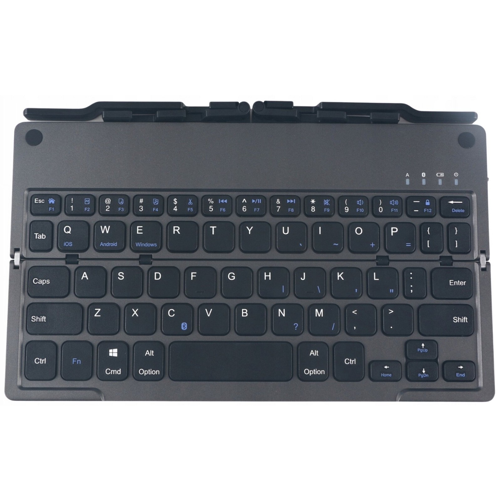 Foldable Bluetooth Keyboard with Stand for Tablet iPad Phone Portable Folding