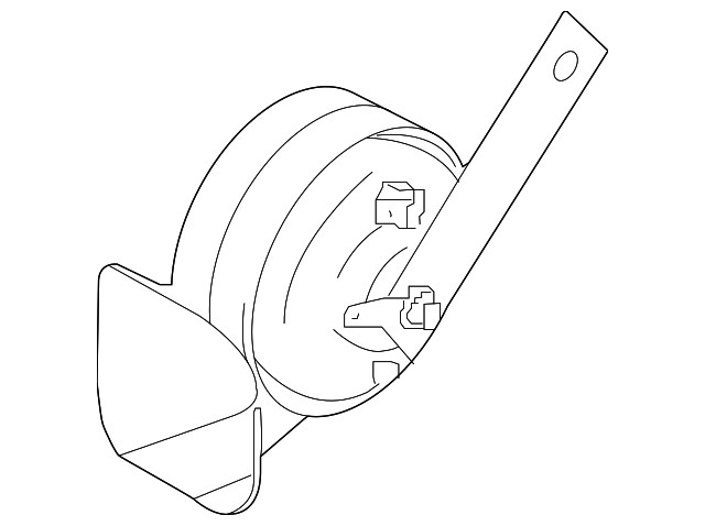 Genuine Nissan High Note Horn 25610-6MA0A