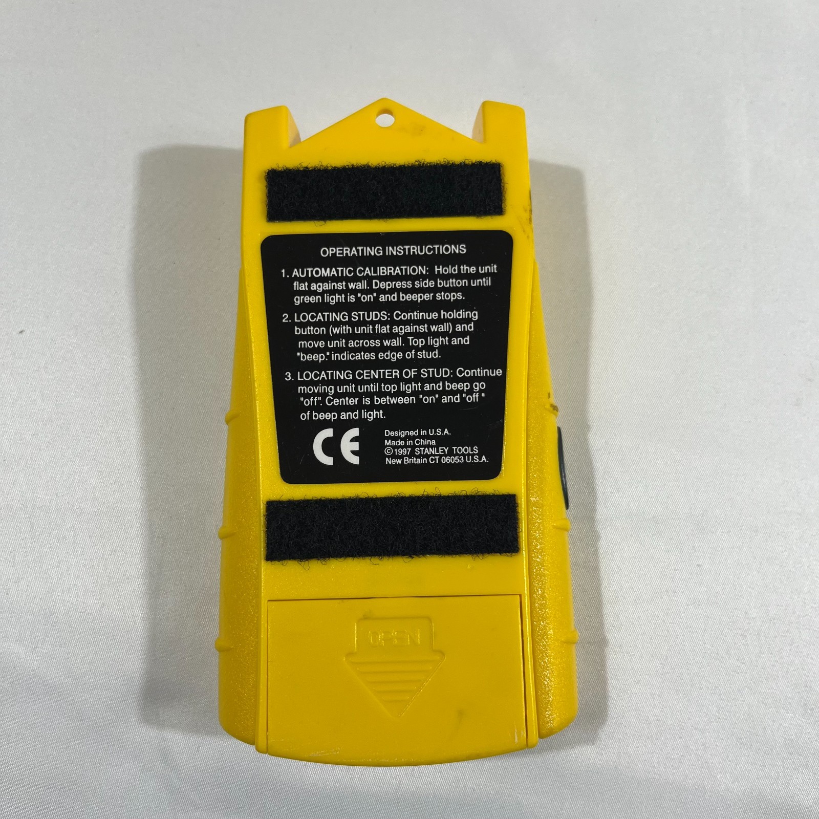 Stanley Stud Sensor 100 Edge Finder Wall Scanner Vintage 1997 Model 77-110
