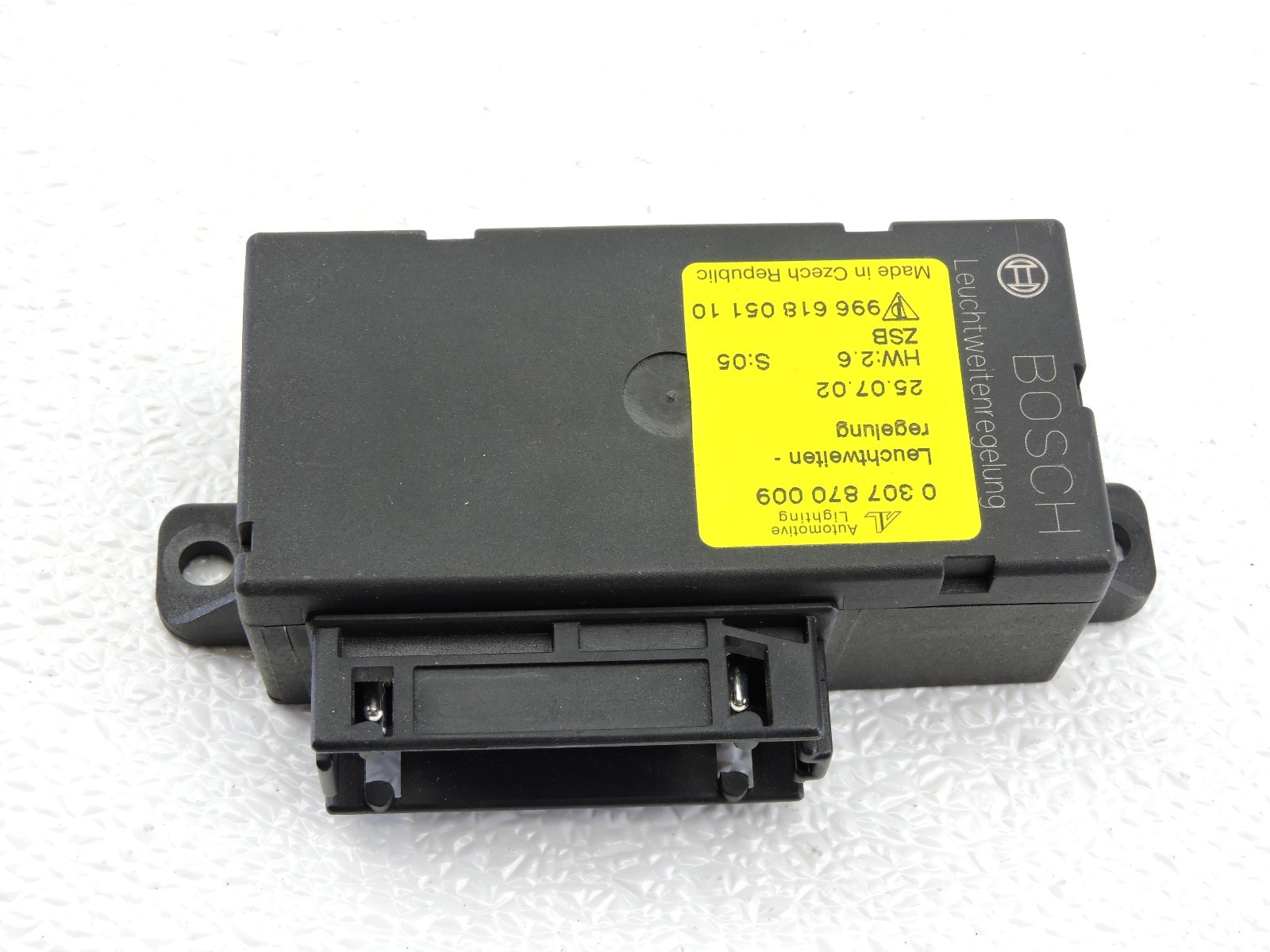 PORSCHE 911 CARRERA 4 BOXSTER HEADLIGHT LEVEL CONTROL UNIT FACTORY OEM -554 FS