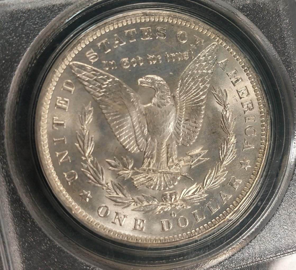 1884-O MORGAN SILVER DOLLAR - PCGS MS63
