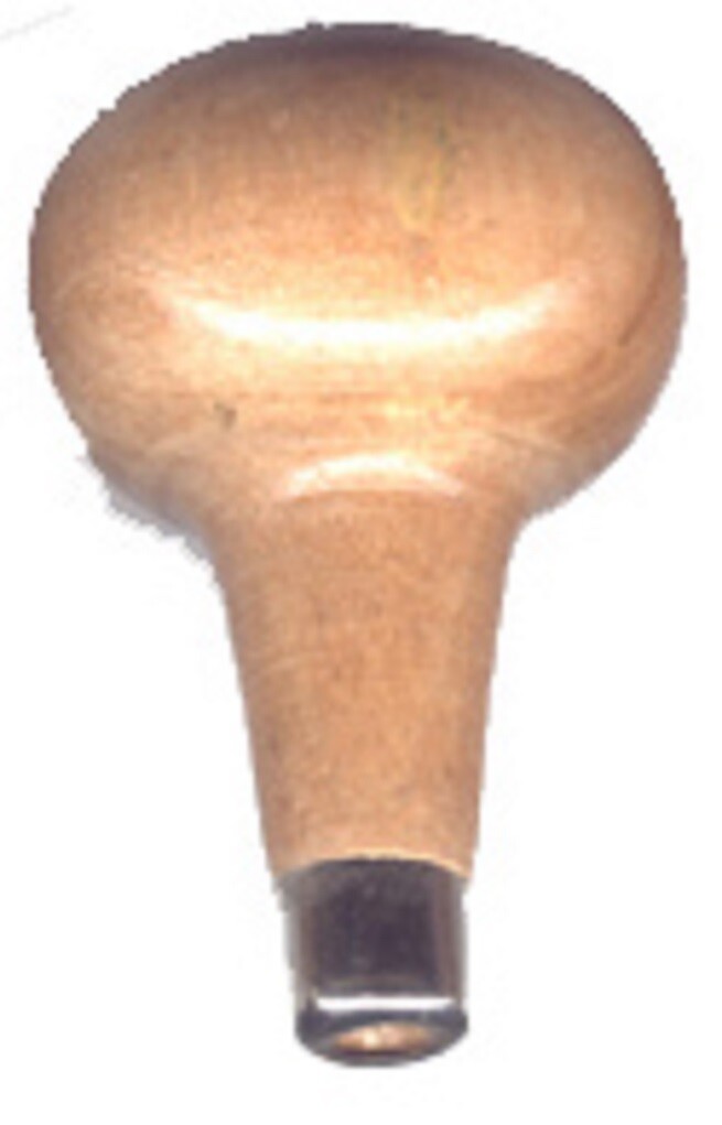 WOODEN HANDLE, PEARSHAPE