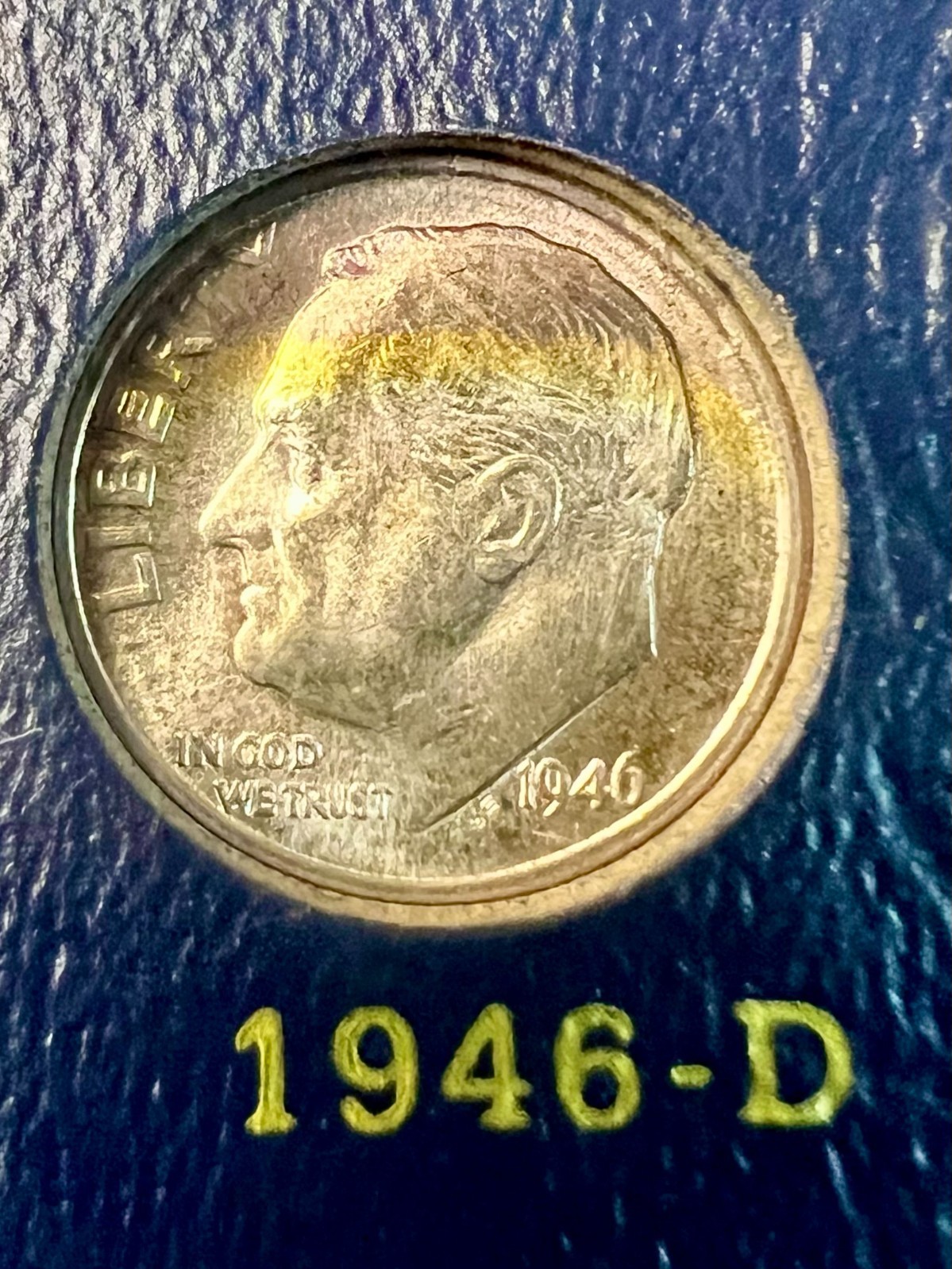 Roosevelt Dimes 1946-1982, An Immaculate Album-Toned PDS Set, Perfectly Matched