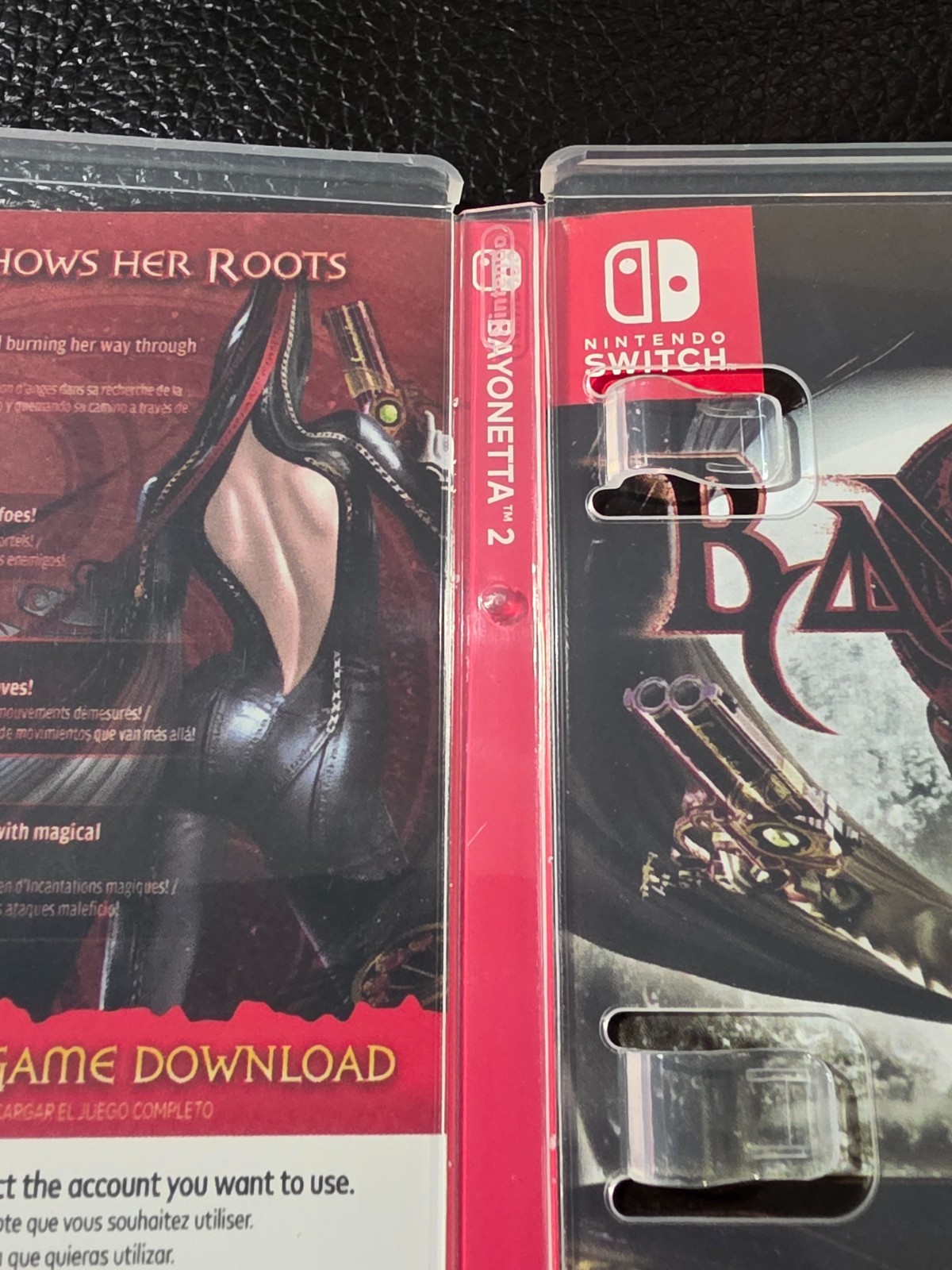 Replacement Case (NO GAME) Nintendo Switch Bayonetta 2