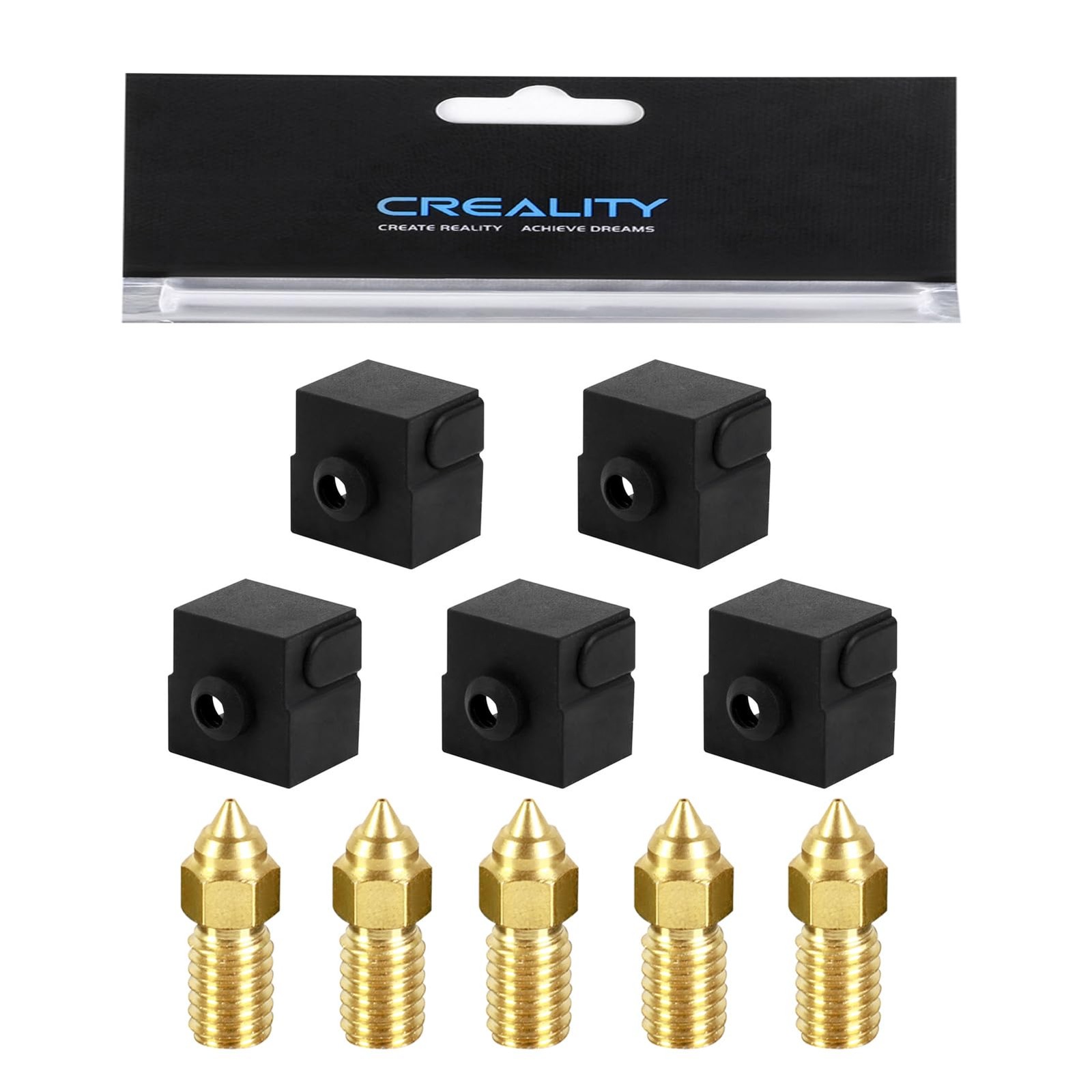 Creality Original 5pcs Ender 5 S1 Silicone Sock and Nozzle