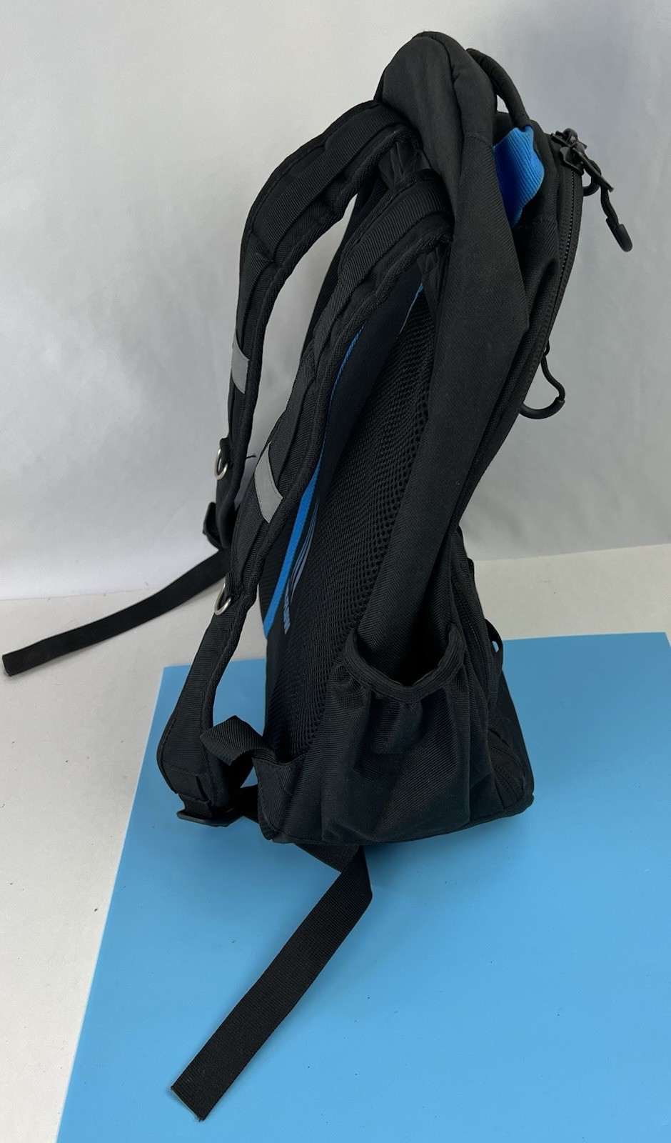 HART HSSB1 Tool Backpack Black/Blue/Gray Polyester Zip Closure
