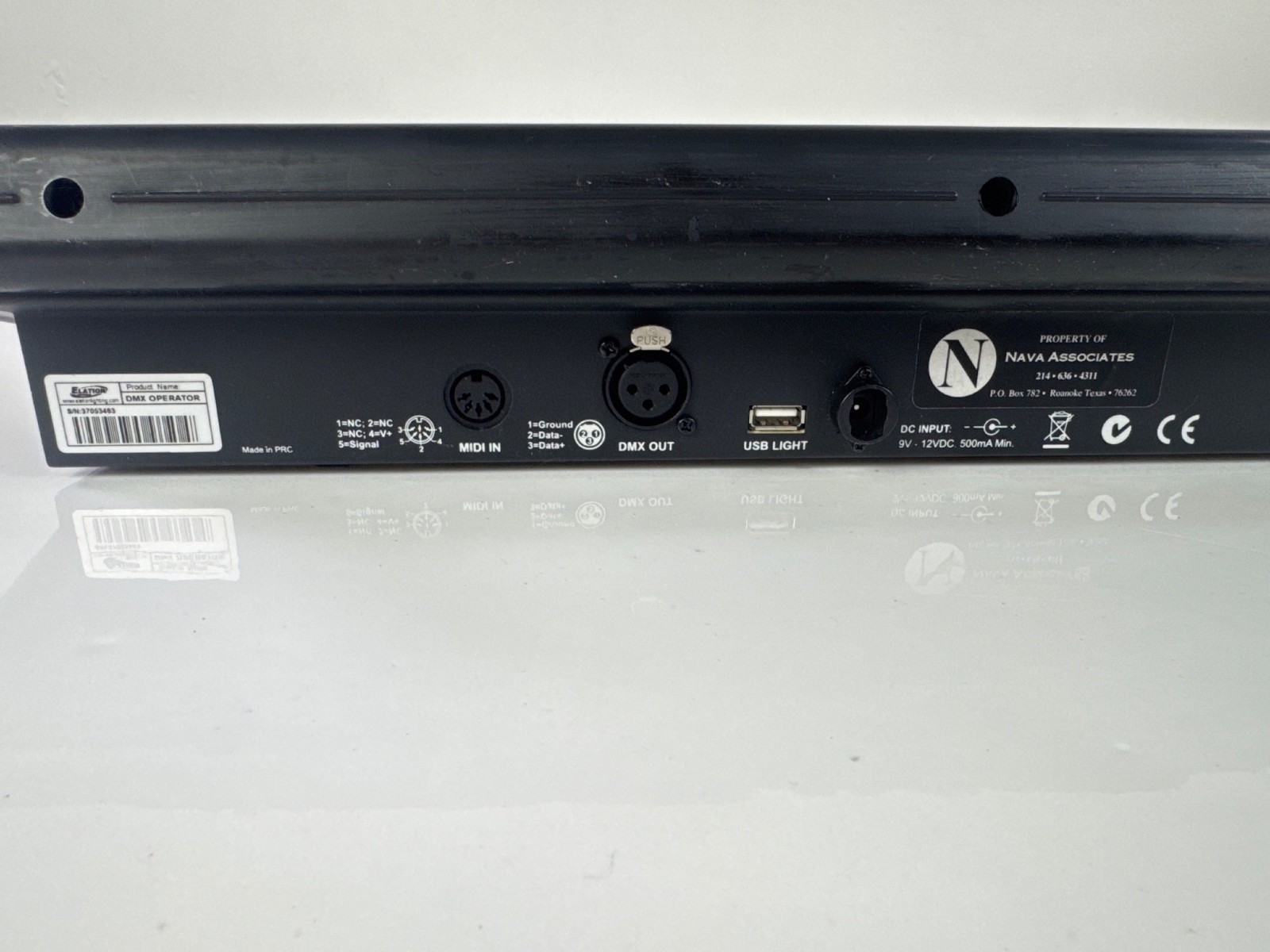 Elation DMX Operator Programmable DMX Controller with Manual and Power Adapter