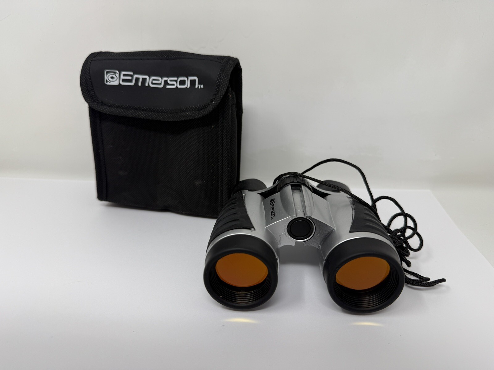 Emerson UV Coated Binoculars W/ Protective Carrying Pouch Ruby Colored Optics