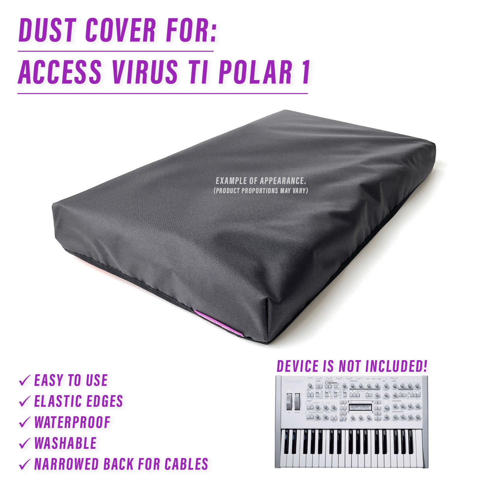 DUST COVER for ACCESS VIRUS TI POLAR 1