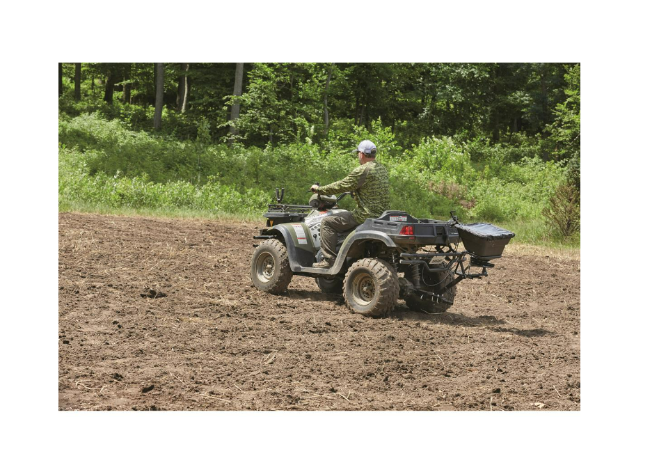 80 LBS CAPACITY for UTV ATV Mount Motor Fertilizer Grass Seeder Spreader Farming