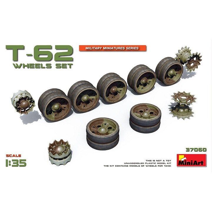 Miniart #37060 1/35 T-62 Wheels Set