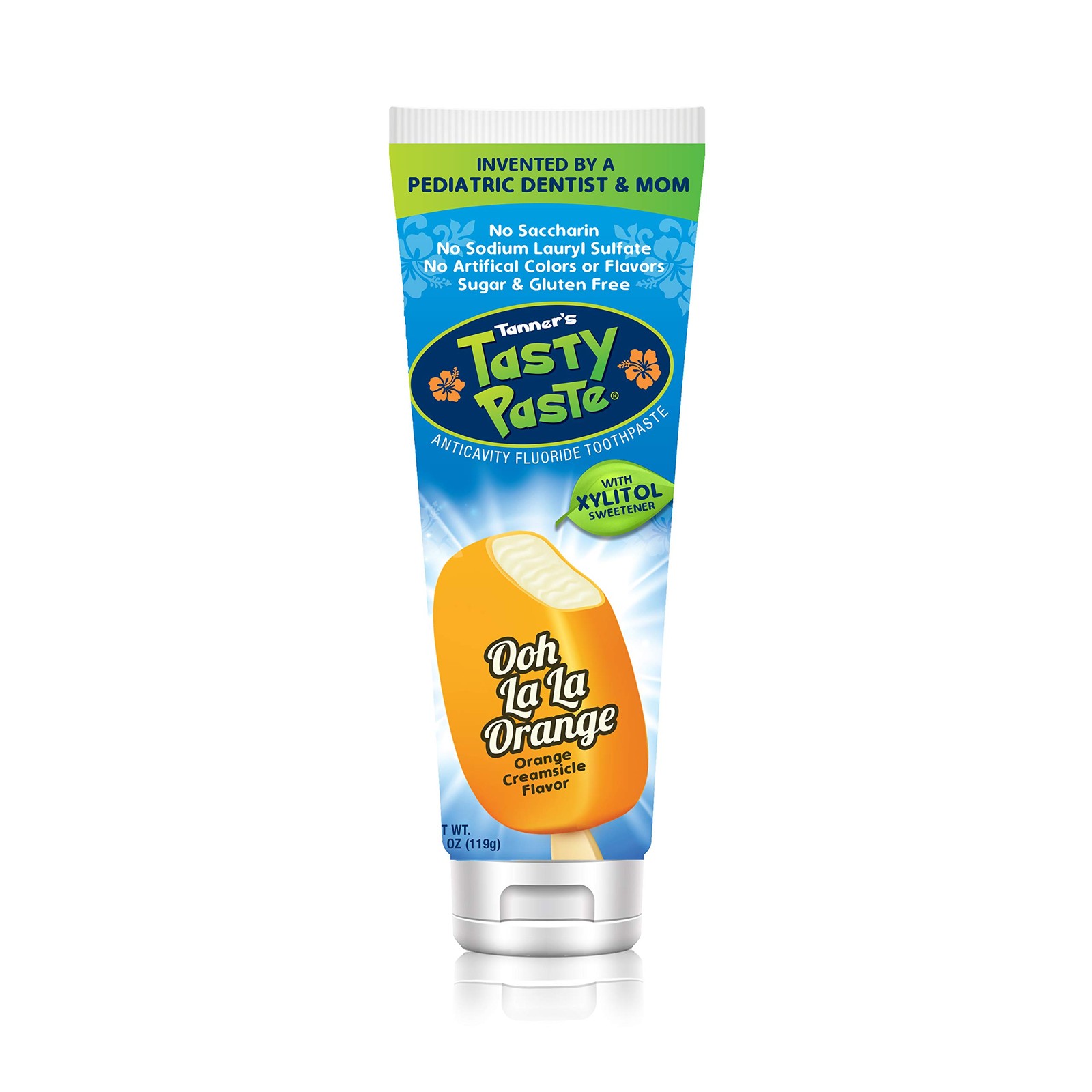 Tanner's Tasty Paste Ooh La Orange - Anticavity 4.2 Ounce (Pack of 1)