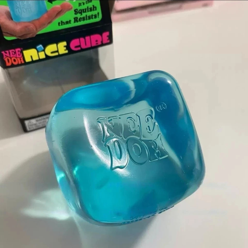 Schylling NeeDoh Nice Cube Sensory Fidget Cube Stress Relief Squishy Toy