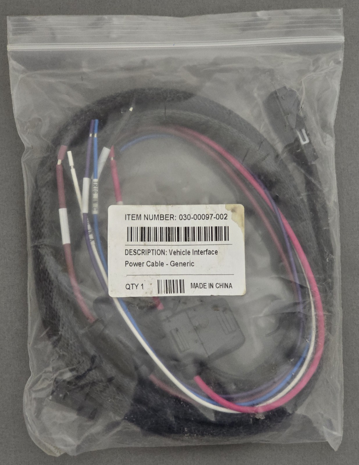 LYTX 030-00097-002 Vehicle Interface Power Cable-Generic Brand New Free Ship