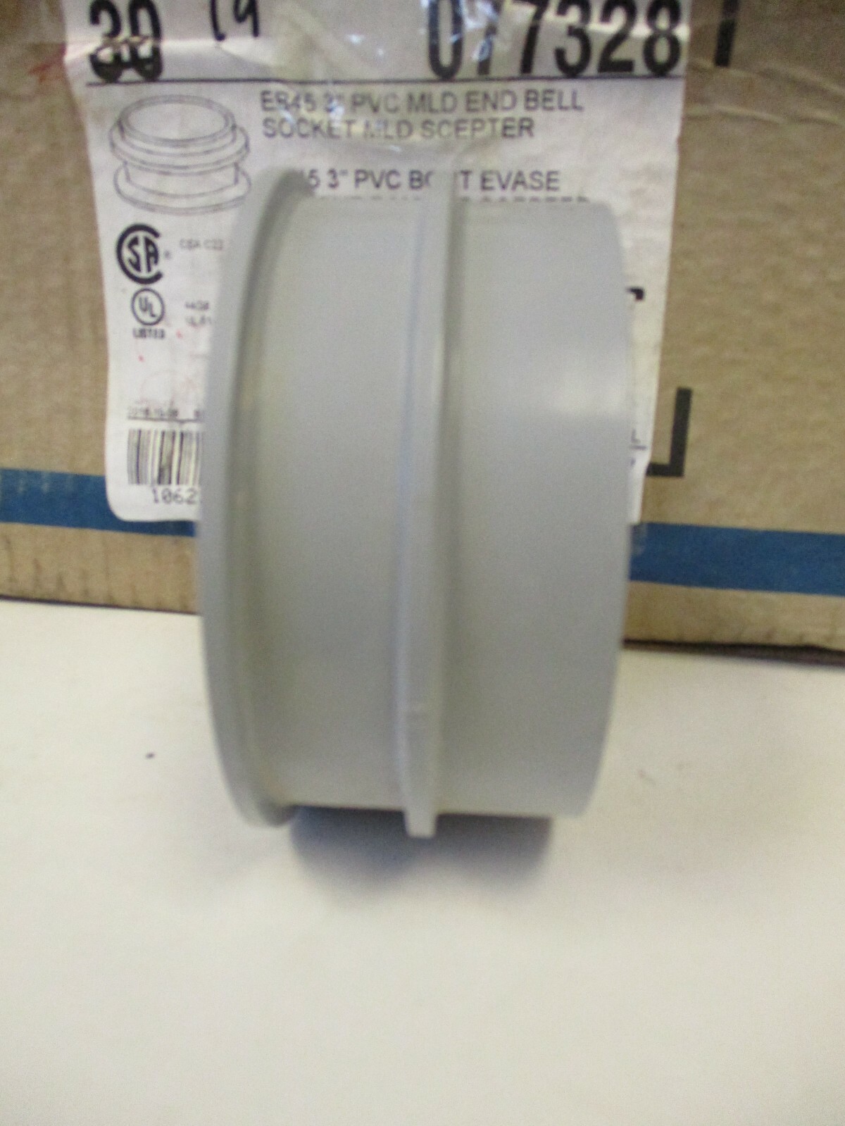 SCEPTER 077328, EB45 3" PVC MILD END BELL SOCKET MLD SCEPTER MEB-45