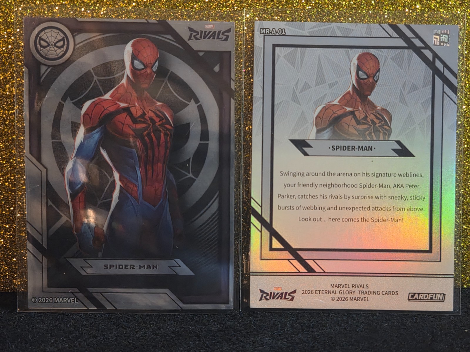 2026 Cardfun Marvel Rivals Eternal Glory REFRACTION SERIES BASE Cards PYC