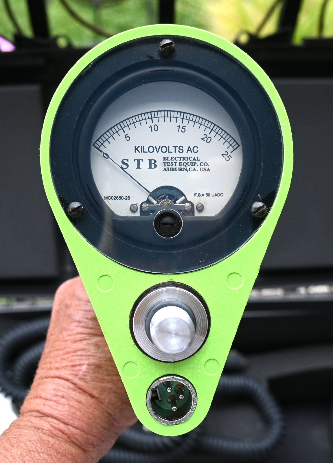 STP High Line Voltmeter + Case MC02650-25 Kilovolts AC Electrical Test Equipment