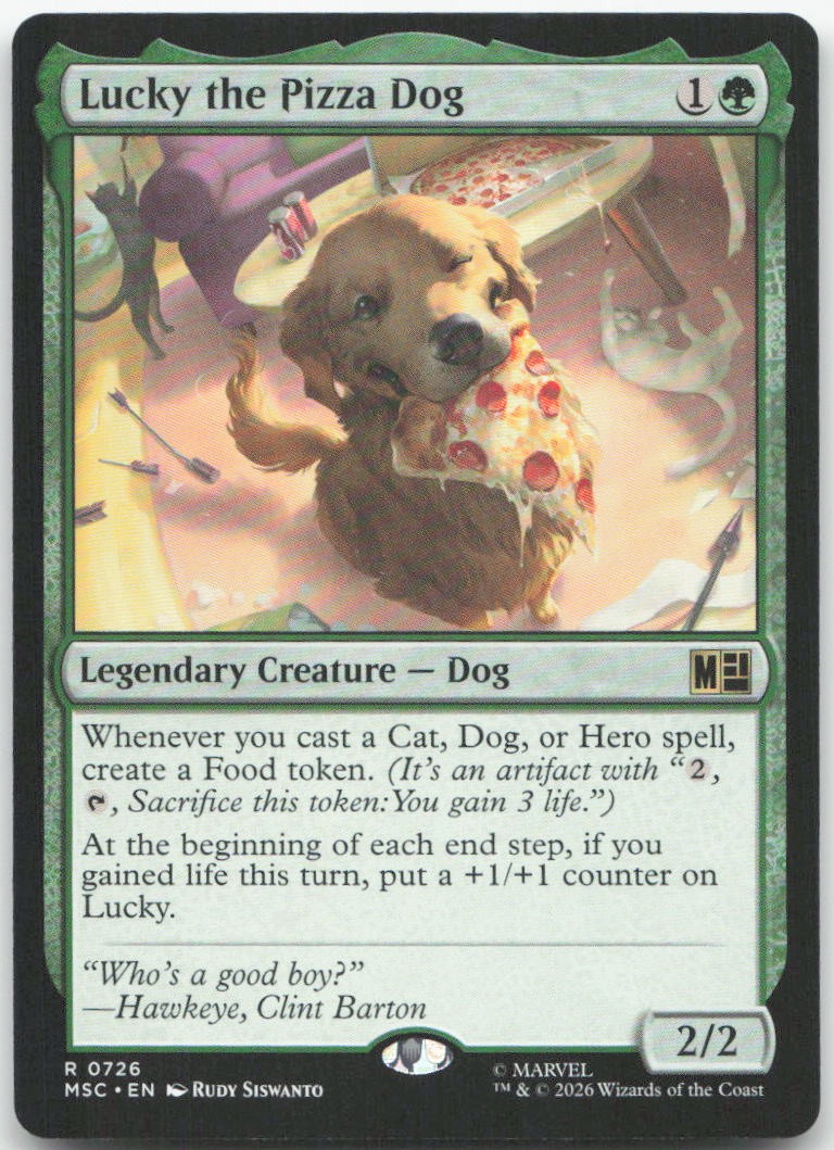 Lucky the Pizza Dog [MSC - 726] NM Magic Rare EN