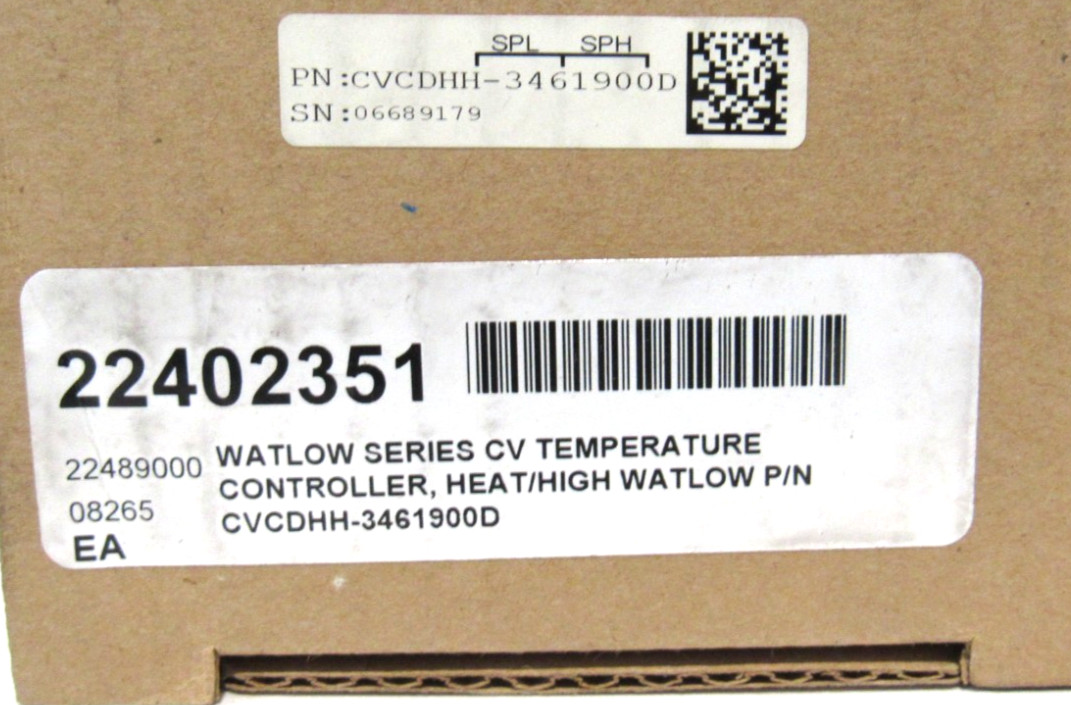 NEW WATLOW CVCDHH-3461900D TEMPERATURE CONTOLLER CVCDHH3461900D