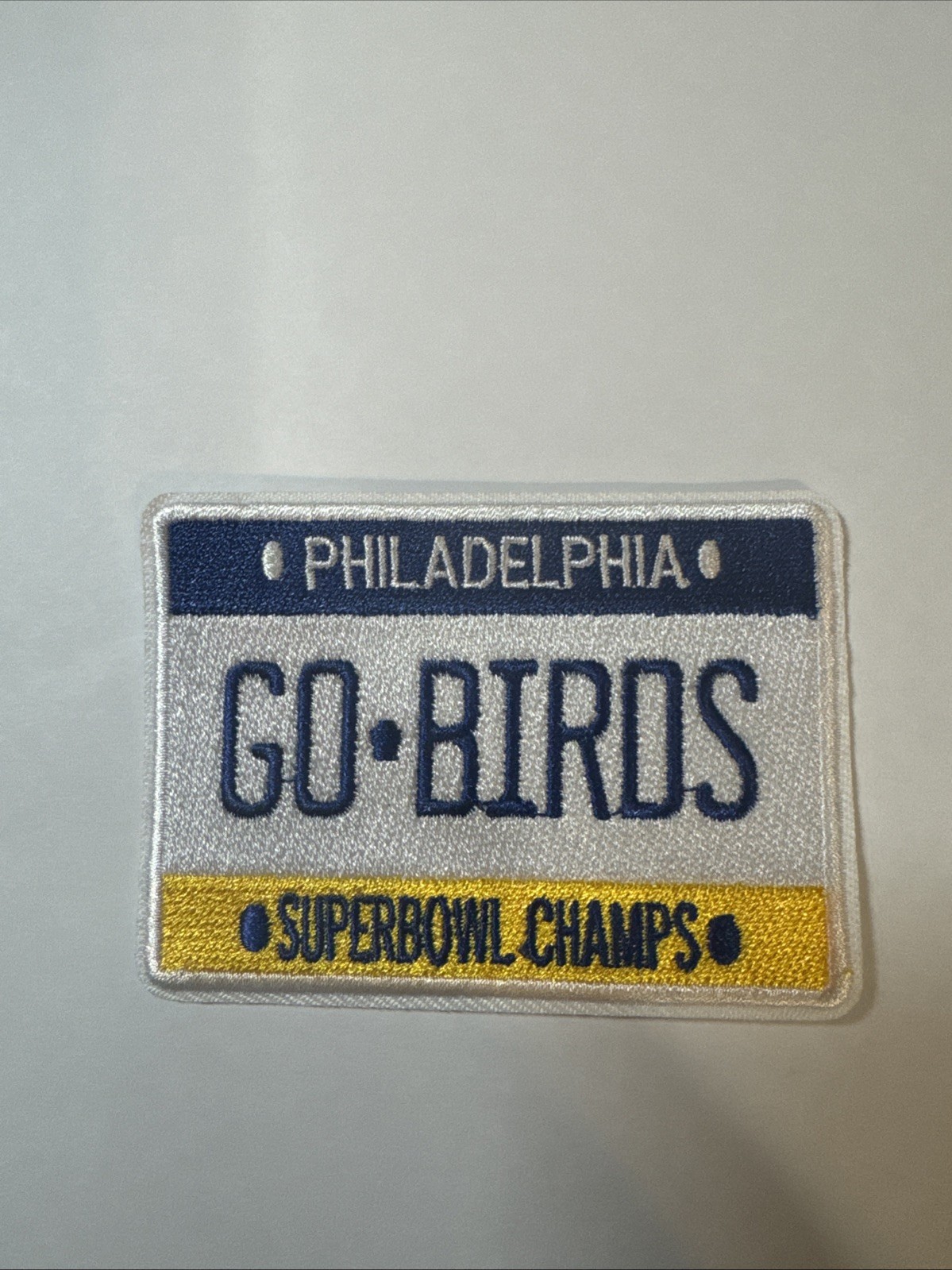 Eagles Go Birds Pa License Plate Iron On Patch