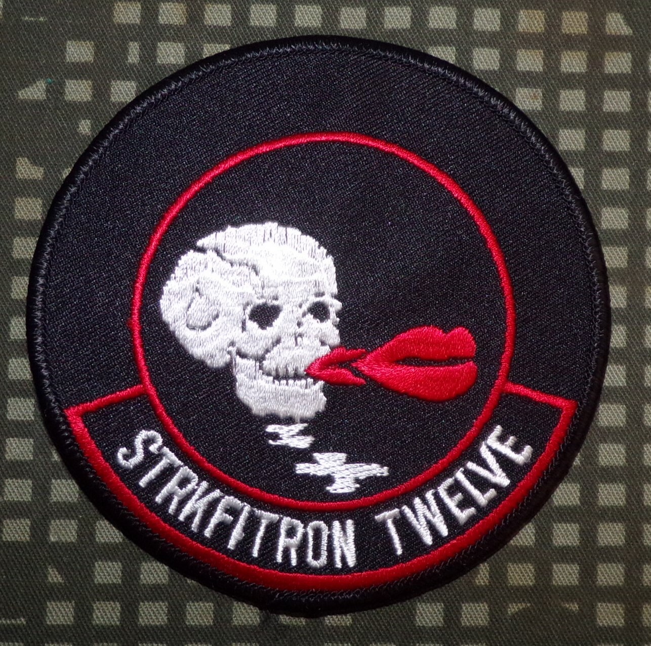 US Navy VFA-12 Strike Fighter Squadron Flying Ubangis Color Patch