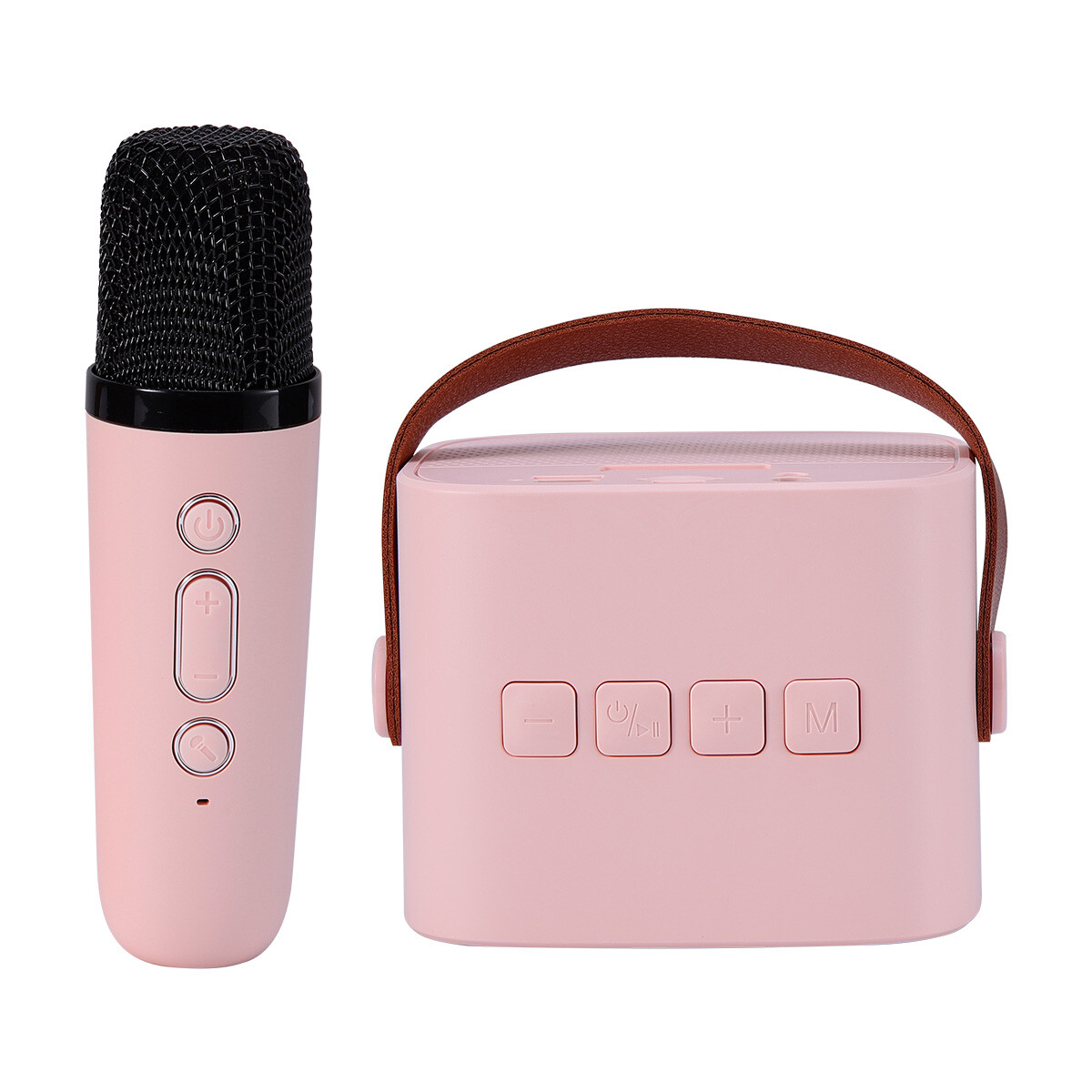 Bluetooth Speaker Portable Karaoke Machine System Microphone Party Light For Kid