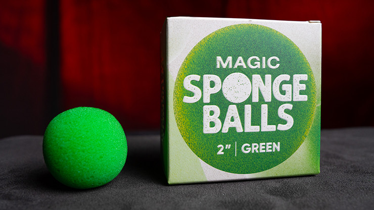 Magic Sponge Balls (2" / GREEN) by Murphy's Magic (Pack of 4)