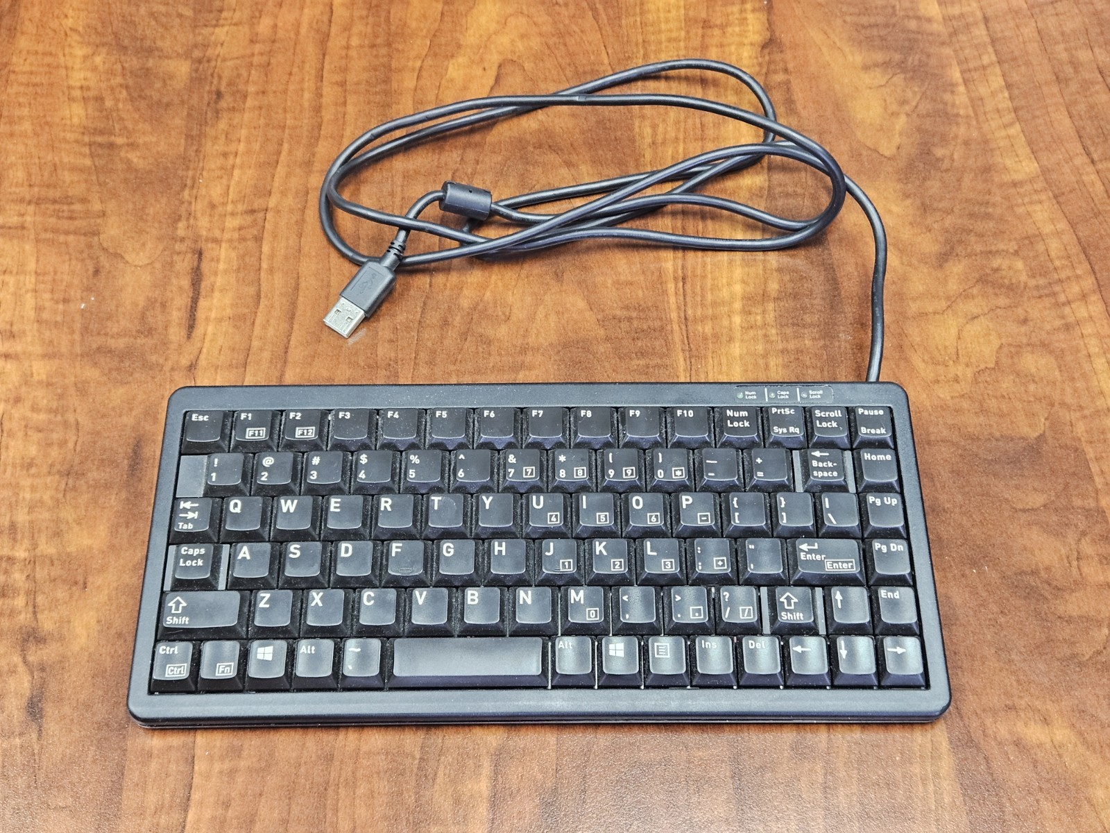 Cherry ml4100 USB Compact Keyboard black Used