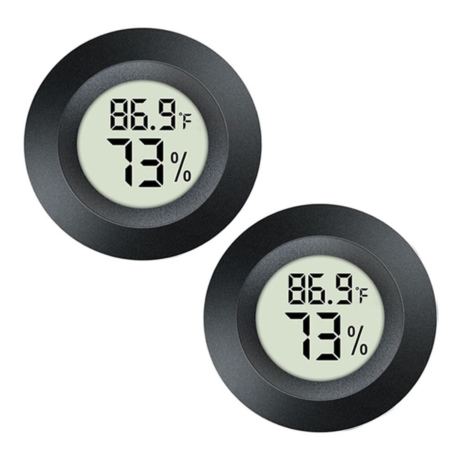 Digital Thermo-Hygrometer Humidity Meter Indoor Outdoor Reptile Terrarium