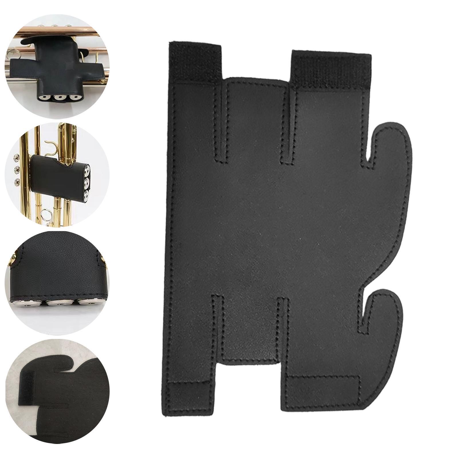 Trumpet Leather Valves Cover Portable Stage PU Leather Professional French Parts