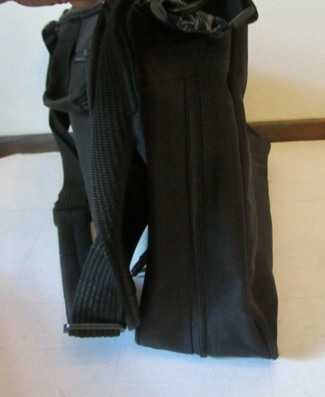 Colorado Black Canvas Laptop Computer BAG Pockets Shoulder Strap 16"