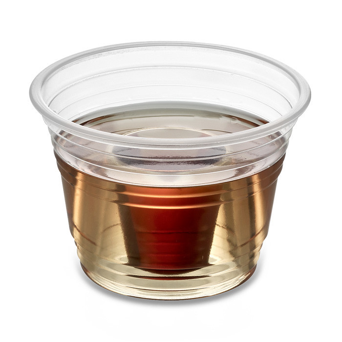200 Clear Power Bomber Plastic Shot Cups Party Bombers Jager Bomb Shot Glasses