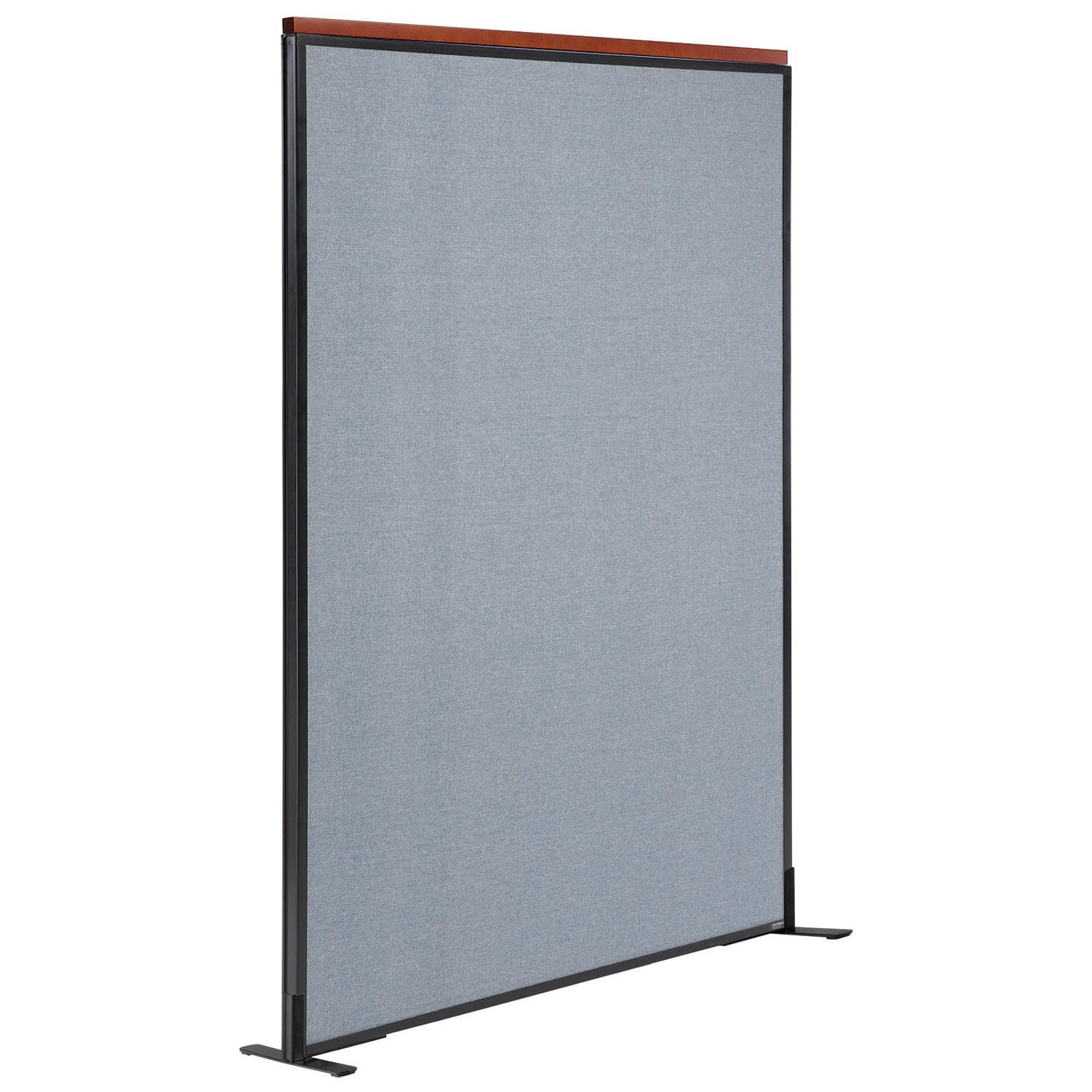 48-1/4"W x 73-1/2"H Deluxe Freestanding Office Partition Panel Blue