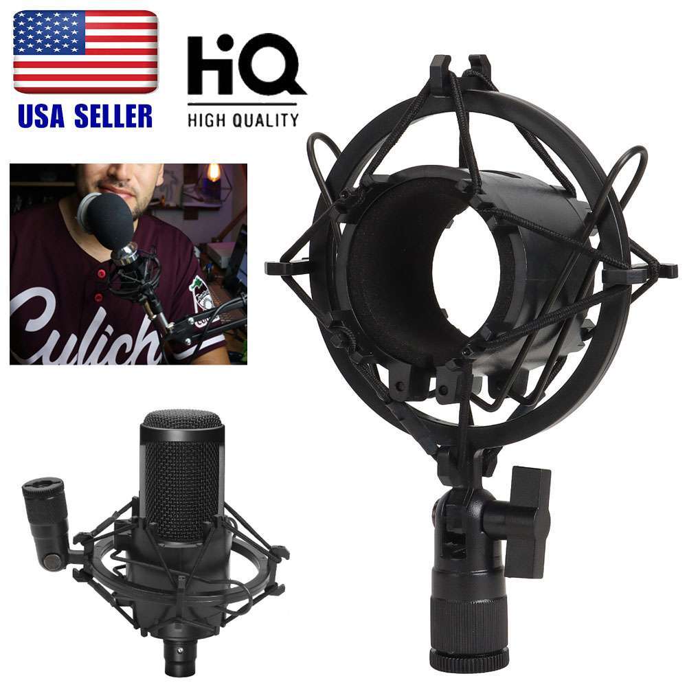 Universal Microphone Shock Mount Clip for Home Studio Podcast Music Recording