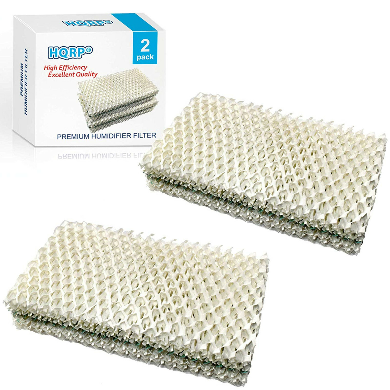 2-Pack HQRP Wick Filter for Sears Kenmore Series Humidifiers / ## 14909, 14912