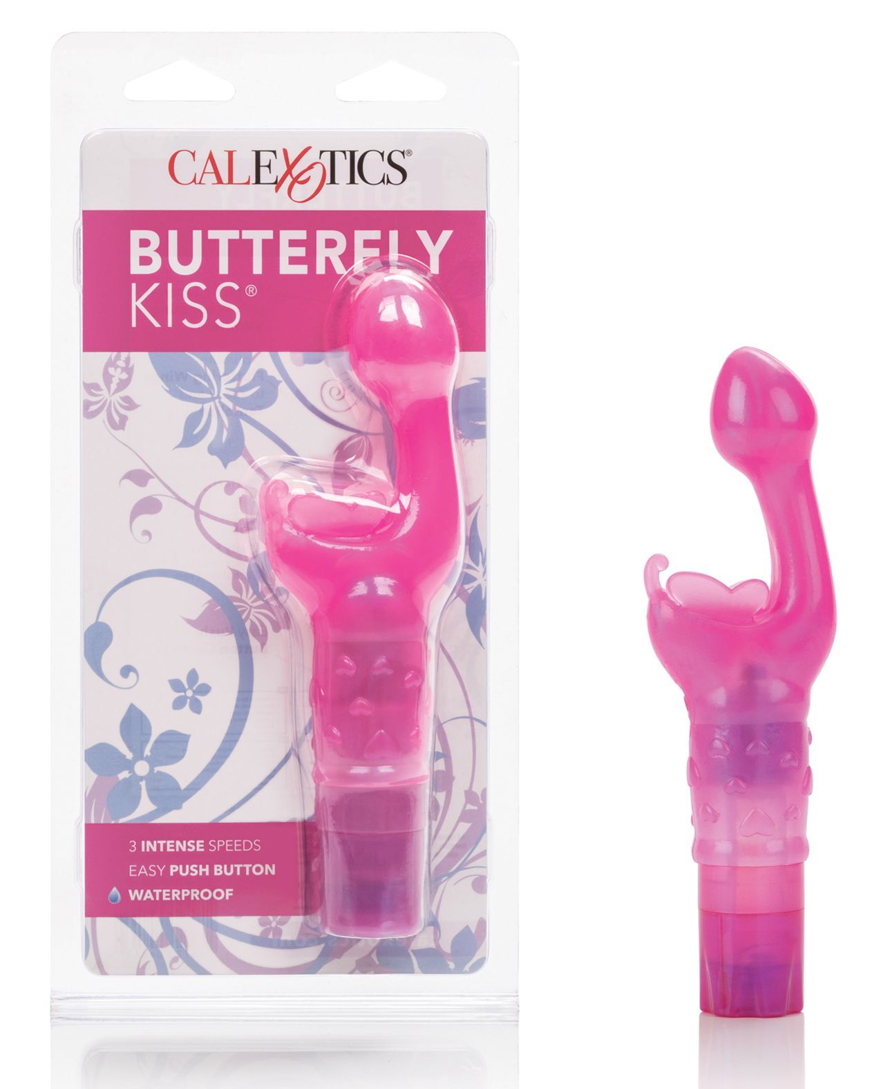 CalExotics Butterfly Kiss Pink Multi Speed Waterproof