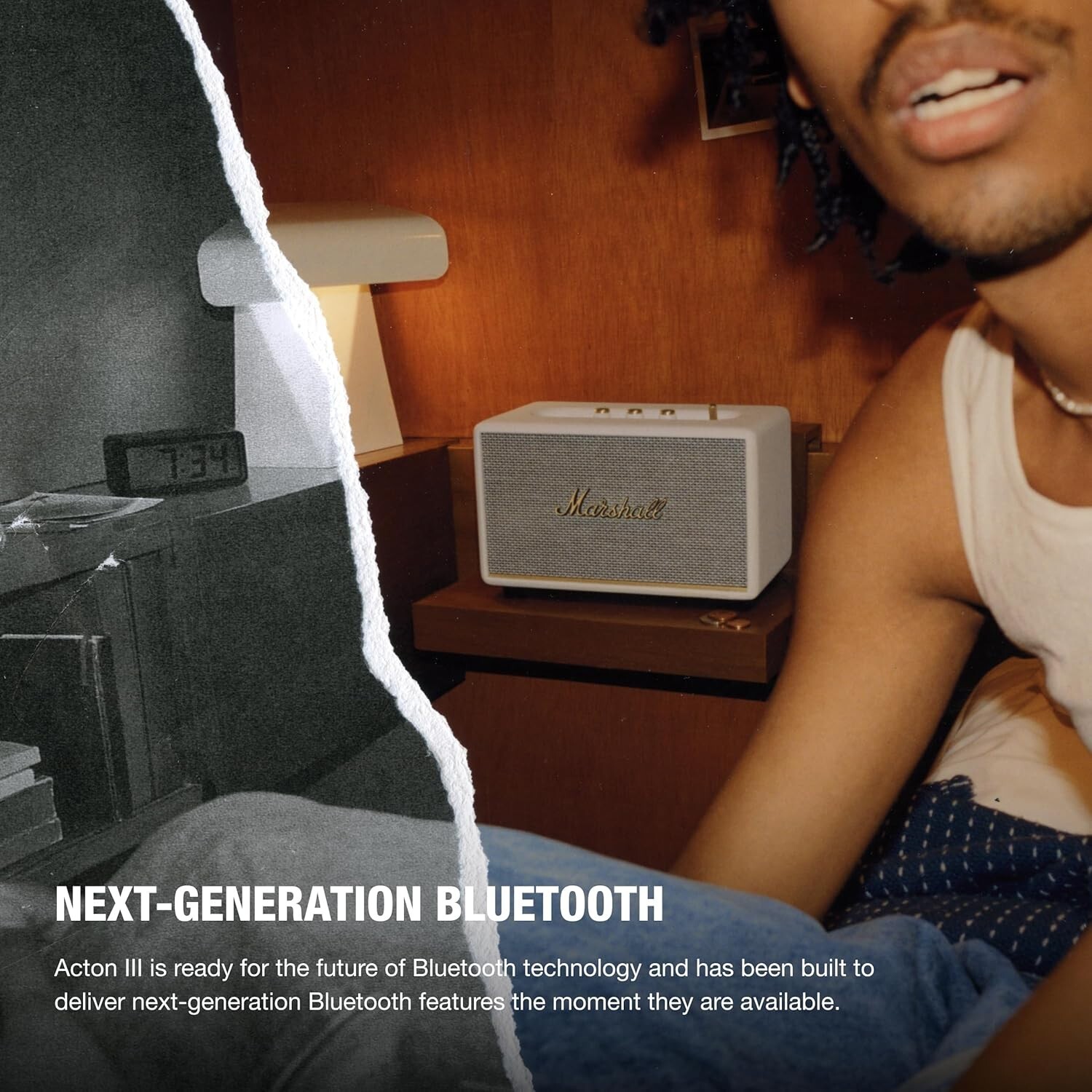 Marshall Acton III Bluetooth Speaker System (Cream)