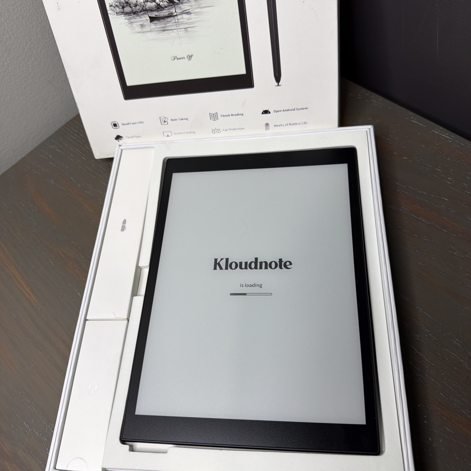 Kloudnote Slim 10.1” E-ink Notepad +one More Digital Pen🔥MINT