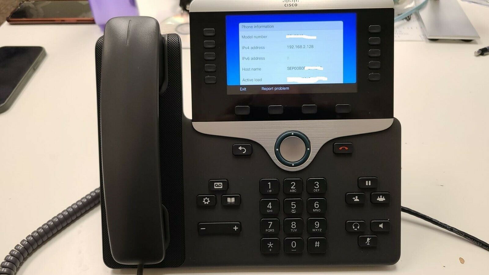 Cisco CP-8841-K9 8841 Unified VoIP Business Office Phone Upgraded /Factory Reset